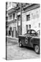 Cuba Fuerte Collection B&W - 1953 Pontiac Original Classic Car IV-Philippe Hugonnard-Stretched Canvas