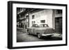 Cuba Fuerte Collection B&W - 1953 Pontiac Original Classic Car-Philippe Hugonnard-Framed Photographic Print