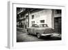 Cuba Fuerte Collection B&W - 1953 Pontiac Original Classic Car-Philippe Hugonnard-Framed Photographic Print