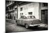 Cuba Fuerte Collection B&W - 1953 Pontiac Original Classic Car-Philippe Hugonnard-Mounted Photographic Print