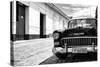 Cuba Fuerte Collection B&W - 1955 Chevy Classic Car II-Philippe Hugonnard-Stretched Canvas