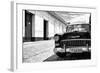 Cuba Fuerte Collection B&W - 1955 Chevy Classic Car II-Philippe Hugonnard-Framed Photographic Print