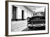 Cuba Fuerte Collection B&W - 1955 Chevy Classic Car II-Philippe Hugonnard-Framed Photographic Print