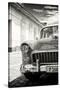 Cuba Fuerte Collection B&W - 1955 Chevy Classic Car III-Philippe Hugonnard-Stretched Canvas