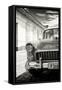 Cuba Fuerte Collection B&W - 1955 Chevy Classic Car III-Philippe Hugonnard-Framed Stretched Canvas