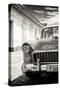 Cuba Fuerte Collection B&W - 1955 Chevy Classic Car III-Philippe Hugonnard-Stretched Canvas