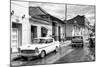Cuba Fuerte Collection B&W - 321 Carmen Cervera - Street Scene II-Philippe Hugonnard-Mounted Photographic Print