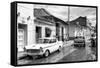 Cuba Fuerte Collection B&W - 321 Carmen Cervera - Street Scene II-Philippe Hugonnard-Framed Stretched Canvas