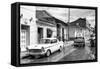 Cuba Fuerte Collection B&W - 321 Carmen Cervera - Street Scene II-Philippe Hugonnard-Framed Stretched Canvas