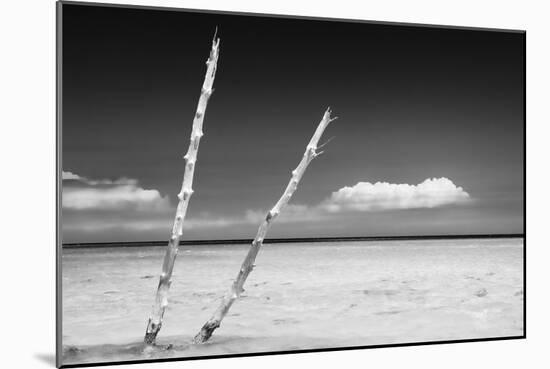 Cuba Fuerte Collection B&W - Alone in the Ocean II-Philippe Hugonnard-Mounted Photographic Print