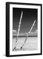 Cuba Fuerte Collection B&W - Alone in the Ocean III-Philippe Hugonnard-Framed Photographic Print