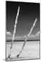 Cuba Fuerte Collection B&W - Alone in the Ocean III-Philippe Hugonnard-Mounted Photographic Print