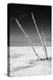 Cuba Fuerte Collection B&W - Alone in the Ocean-Philippe Hugonnard-Stretched Canvas