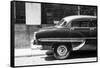 Cuba Fuerte Collection B&W - American Bel Air Chevy-Philippe Hugonnard-Framed Stretched Canvas