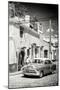 Cuba Fuerte Collection B&W - American Car in Trinidad III-Philippe Hugonnard-Mounted Photographic Print