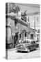 Cuba Fuerte Collection B&W - American Car in Trinidad IV-Philippe Hugonnard-Stretched Canvas