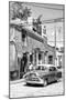 Cuba Fuerte Collection B&W - American Car in Trinidad IV-Philippe Hugonnard-Mounted Photographic Print