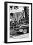 Cuba Fuerte Collection B&W - American Classic Car - Chevrolet IV-Philippe Hugonnard-Framed Photographic Print