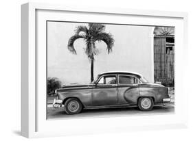 Cuba Fuerte Collection B&W - American Classic Car II-Philippe Hugonnard-Framed Photographic Print