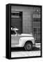 Cuba Fuerte Collection B&W - American Classic Car in Sancti Spiritus II-Philippe Hugonnard-Framed Stretched Canvas