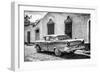 Cuba Fuerte Collection B&W - American Classic Car in Trinidad II-Philippe Hugonnard-Framed Photographic Print