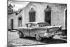 Cuba Fuerte Collection B&W - American Classic Car in Trinidad II-Philippe Hugonnard-Mounted Photographic Print