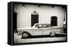 Cuba Fuerte Collection B&W - American Classic Car in Trinidad III-Philippe Hugonnard-Framed Stretched Canvas