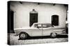 Cuba Fuerte Collection B&W - American Classic Car in Trinidad III-Philippe Hugonnard-Stretched Canvas