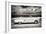 Cuba Fuerte Collection B&W - American Classic Car on the Beach II-Philippe Hugonnard-Framed Photographic Print