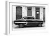 Cuba Fuerte Collection B&W - Bel Air Chevy-Philippe Hugonnard-Framed Photographic Print