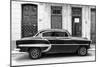 Cuba Fuerte Collection B&W - Bel Air Chevy-Philippe Hugonnard-Mounted Photographic Print