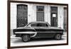 Cuba Fuerte Collection B&W - Bel Air Chevy-Philippe Hugonnard-Framed Photographic Print