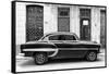 Cuba Fuerte Collection B&W - Bel Air Chevy-Philippe Hugonnard-Framed Stretched Canvas