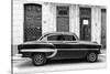 Cuba Fuerte Collection B&W - Bel Air Chevy-Philippe Hugonnard-Stretched Canvas