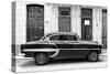 Cuba Fuerte Collection B&W - Bel Air Chevy-Philippe Hugonnard-Stretched Canvas