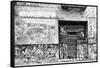 Cuba Fuerte Collection B&W - Cafe Express Havana-Philippe Hugonnard-Framed Stretched Canvas