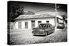 Cuba Fuerte Collection B&W - Chevrolet Cars II-Philippe Hugonnard-Stretched Canvas
