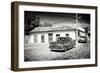 Cuba Fuerte Collection B&W - Chevrolet Cars II-Philippe Hugonnard-Framed Photographic Print