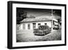 Cuba Fuerte Collection B&W - Chevrolet Cars II-Philippe Hugonnard-Framed Photographic Print