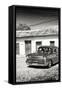 Cuba Fuerte Collection B&W - Chevrolet Cars IV-Philippe Hugonnard-Framed Stretched Canvas