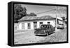 Cuba Fuerte Collection B&W - Chevrolet Cars-Philippe Hugonnard-Framed Stretched Canvas