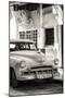 Cuba Fuerte Collection B&W - Chevrolet Classic Car III-Philippe Hugonnard-Mounted Photographic Print