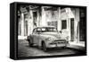 Cuba Fuerte Collection B&W - Chevrolet Classic Car-Philippe Hugonnard-Framed Stretched Canvas