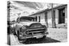 Cuba Fuerte Collection B&W - Chevrolet Trinidad II-Philippe Hugonnard-Stretched Canvas