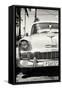 Cuba Fuerte Collection B&W - Chevy Classic Car III-Philippe Hugonnard-Framed Stretched Canvas