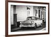 Cuba Fuerte Collection B&W - Chevy Classic Car in Trinidad-Philippe Hugonnard-Framed Photographic Print