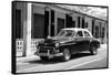 Cuba Fuerte Collection B&W - Chevy Deluxe II-Philippe Hugonnard-Framed Stretched Canvas