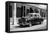 Cuba Fuerte Collection B&W - Chevy Deluxe II-Philippe Hugonnard-Framed Stretched Canvas