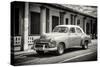 Cuba Fuerte Collection B&W - Chevy Deluxe-Philippe Hugonnard-Stretched Canvas