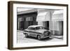 Cuba Fuerte Collection B&W - Classic American Car II-Philippe Hugonnard-Framed Photographic Print